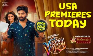 Sree Vishnu Vishnu Vinyasam USA Premieres Today
