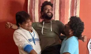 Harish DSP and Chandrabose celebrate ahead of Ustaad Bhagat Singh second song