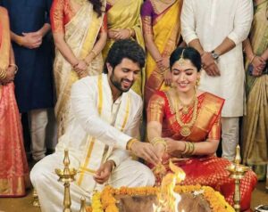 Vijay and Rashmika enters into wedlock at Udaipur