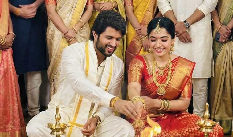Vijay and Rashmika enters into wedlock at Udaipur