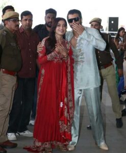 Vijay Deverakonda and Rashmika Mandanna First Public Appearance as Husband and Wife