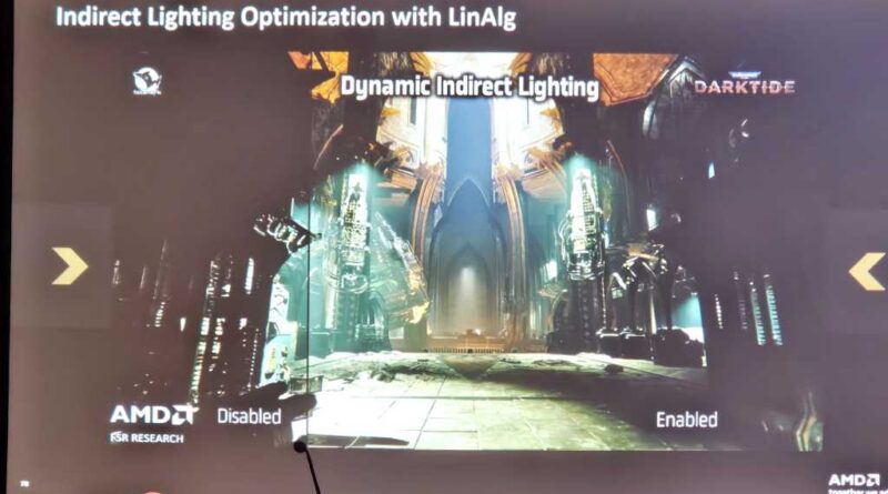 DirectX ML lighting AMD