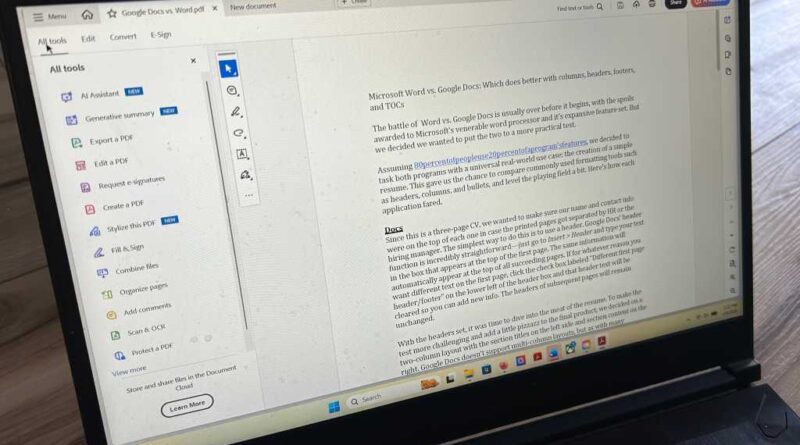Adobe Acrobat Standard