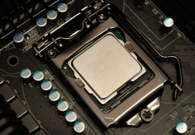 Intel Core-i5 2500 CPU in a motherboard
