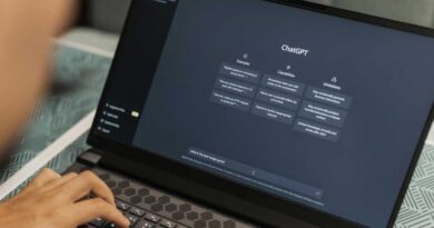 ChatGPT on laptop screen