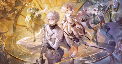 Duet Night Abyss promotional art: anime sword fighters