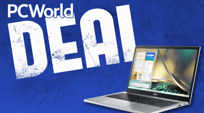 PCWorld deal format: Asus Aspire 3 laptop