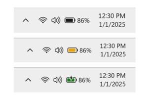 windows 11 ny batteriikon