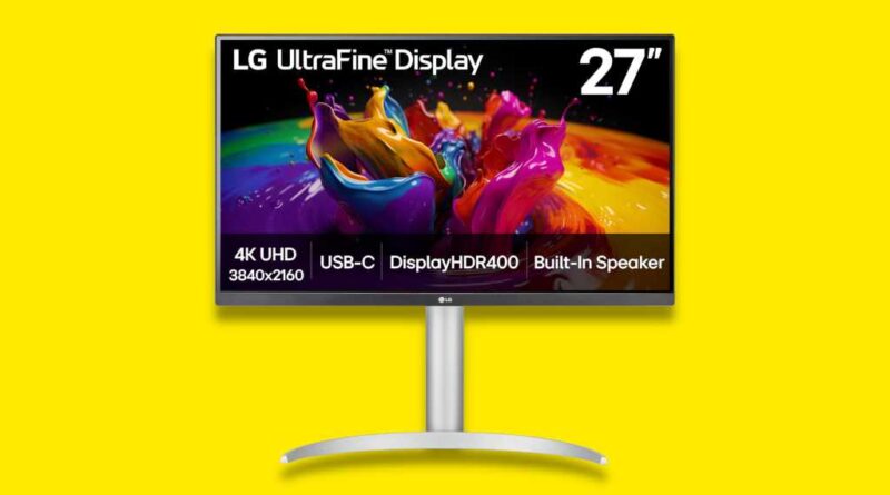 LG UltraFine 27UP850K-W monitor deal