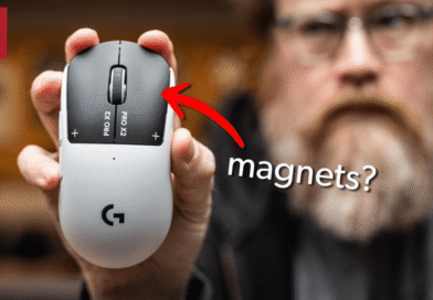 Logitech Pro X2 Superstrike mouse (Will Smith in the background)