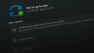 Windows Update screenshot