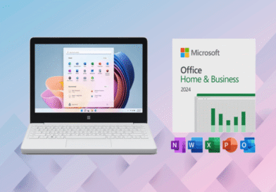 Microsoft Office 2024 Home & Business for Mac or PC Lifetime License + Microsoft Surface SE 11.6″ Laptop (Open Box)