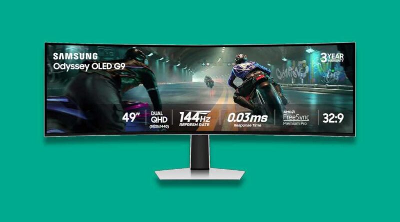 Samsung Odyssey OLED G9 (G91SD) gaming monitor