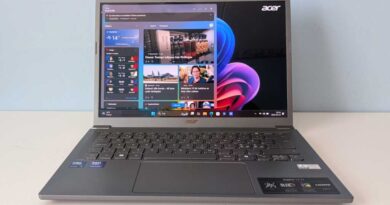 Acer Aspire 14 AI skärm