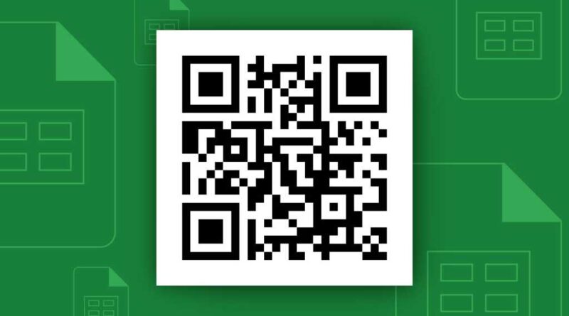 PCWorld QR Code on Google Sheets illustration