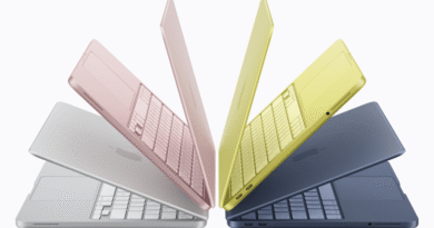 Apple Macbook Neo in four colors