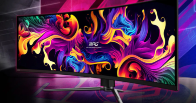 MSI MPG 491CQPS OLED monitor