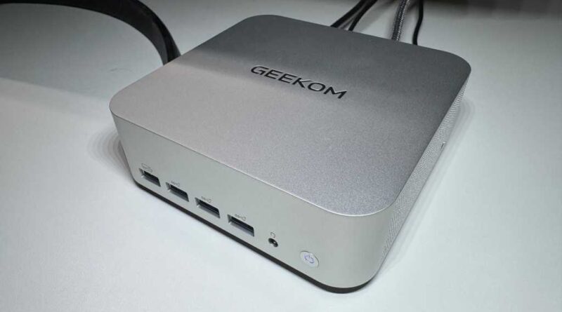 Test Geekom A7 Max Komplettamsicht