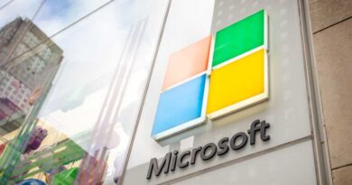 Microsoft Windows Logo an Gebäude