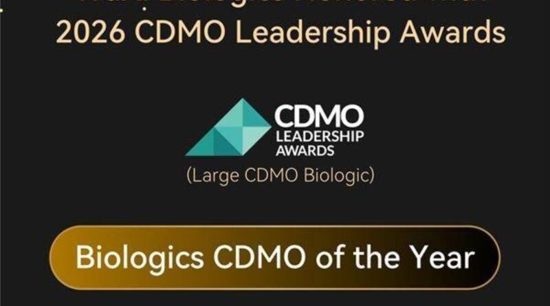 WuXi Biologics Honored with CDMO Leadership Awards for Ninth Consecutive Year