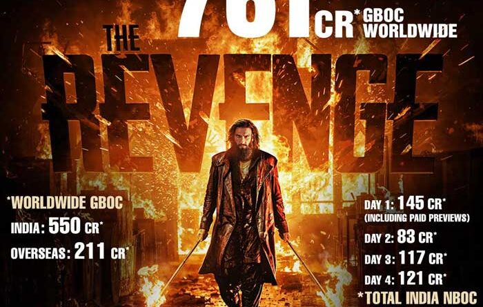Dhurandhar 2 Crosses 750 Crores In Four Days
