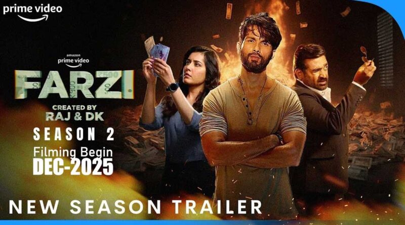 Shahid Kapoor and Vijay Sethupathi Reunite for Farzi Season 2