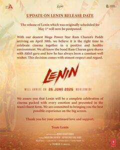 Lenin gesture for Peddi | cinejosh.com