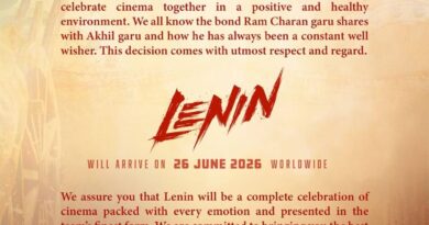 Lenin gesture for Peddi | cinejosh.com