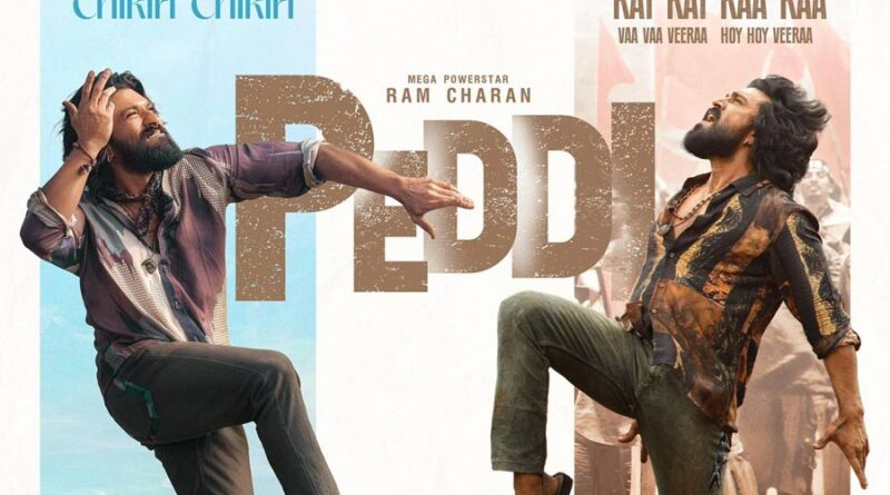 Peddi songs Chikiri Chikiri, Rye Rye Raa Raa create a sensation.