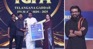 Ram Charan proud of his Dad getting NTR Award
