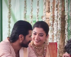 Vijay and Rashmika perform Satyanarayana Vratam at his village