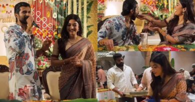 Vijay and Rashmika meet and serve food to fans