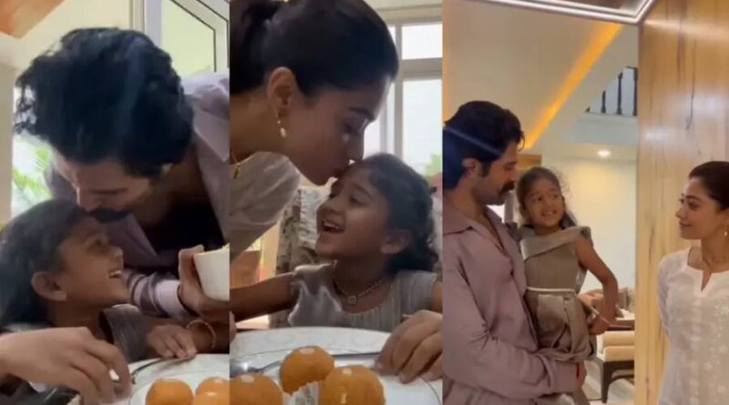 Vijay Deverakonda - Rashmika meets little fan