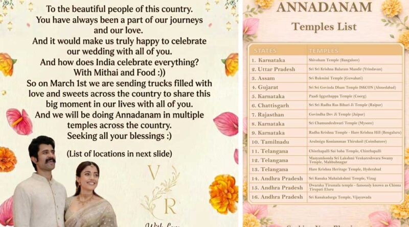 Vijay Deverakonda And Rashmika Mandanna Sharing Happiness with the Nation