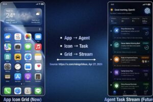OpenAI phone home screen mockup