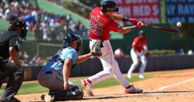Baseball batter, catcher, and umpire