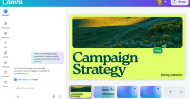 Canva AI presentation