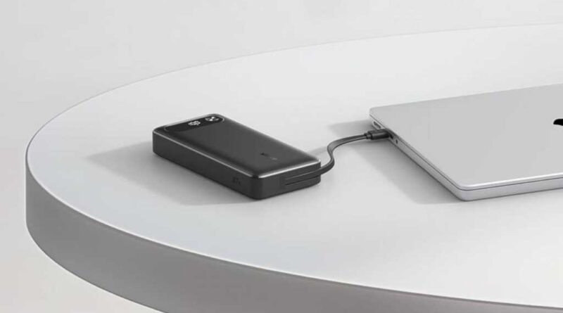 Anker 20K 87W Power Bank with built-in USB-C cable