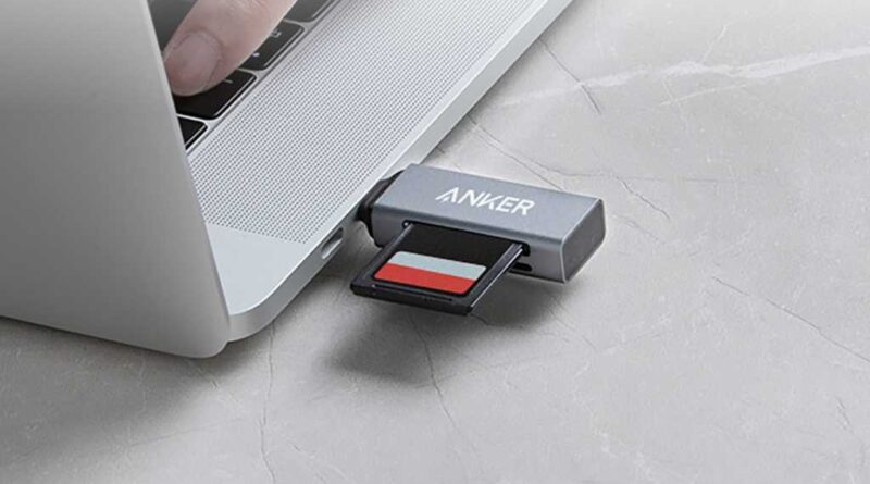 Anker microSD card reader