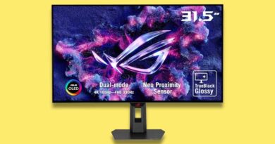 Asus ROG Strix 4K OLED 32-inch gaming monitor