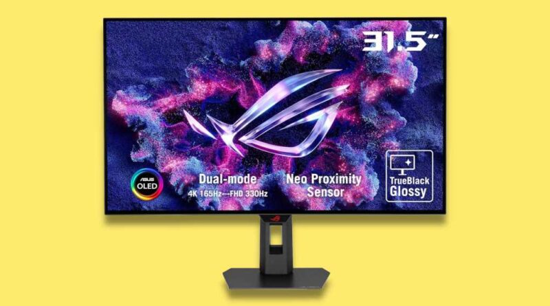 Asus ROG Strix 4K OLED 32-inch gaming monitor