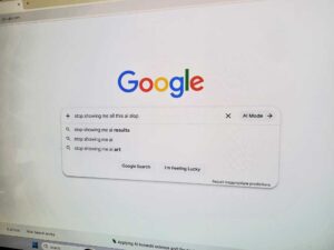 Google search engine AI slop