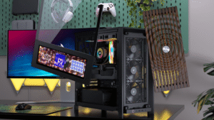 Corsair Frame 4000D case with custom parts