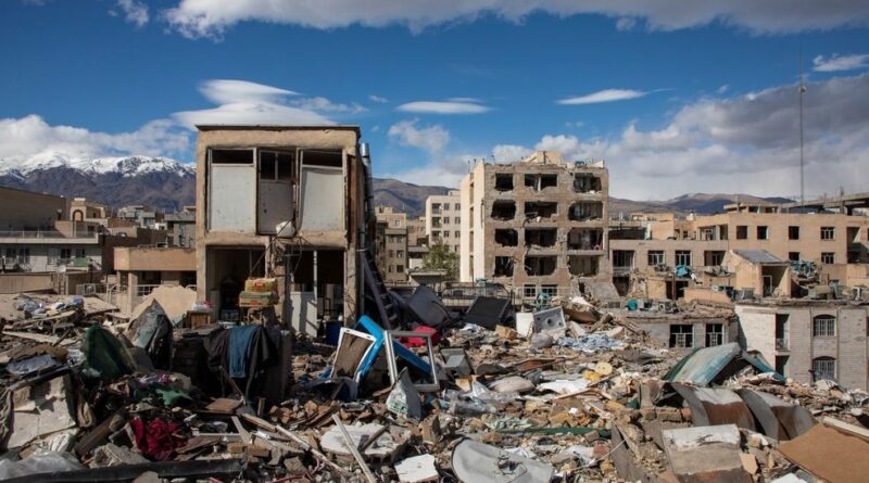 TEHRAN, IRAN - APRIL 6: A general view of buildings destroyed in a joint attack by Israel and the United States on April 6, 2026, in Tehran, Iran. The United States and Israel continue their joint attack on Iran that began on February 28. Iran retaliated by firing waves of missiles and drones at Israel, and targeting U.S. allies in the region. (Photo by Majid Saeedi/Getty Images)