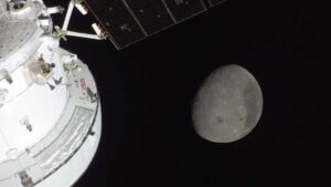 Artemis II Orion Mond