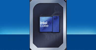Intel Core Series 3 chip shot