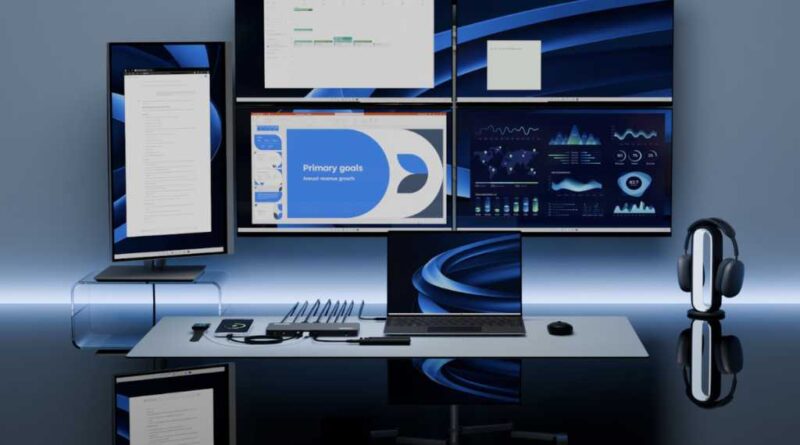 6 monitors multi screen laptop Plugable