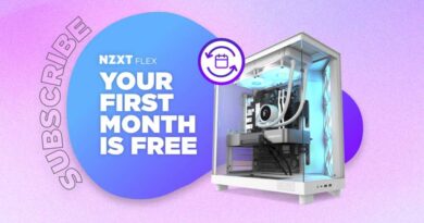NZXT Flex gaming PC rental program promo