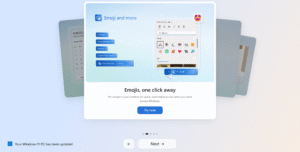 Windows 11 update feature within Edge