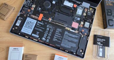 Framework Laptop 12 inside parts